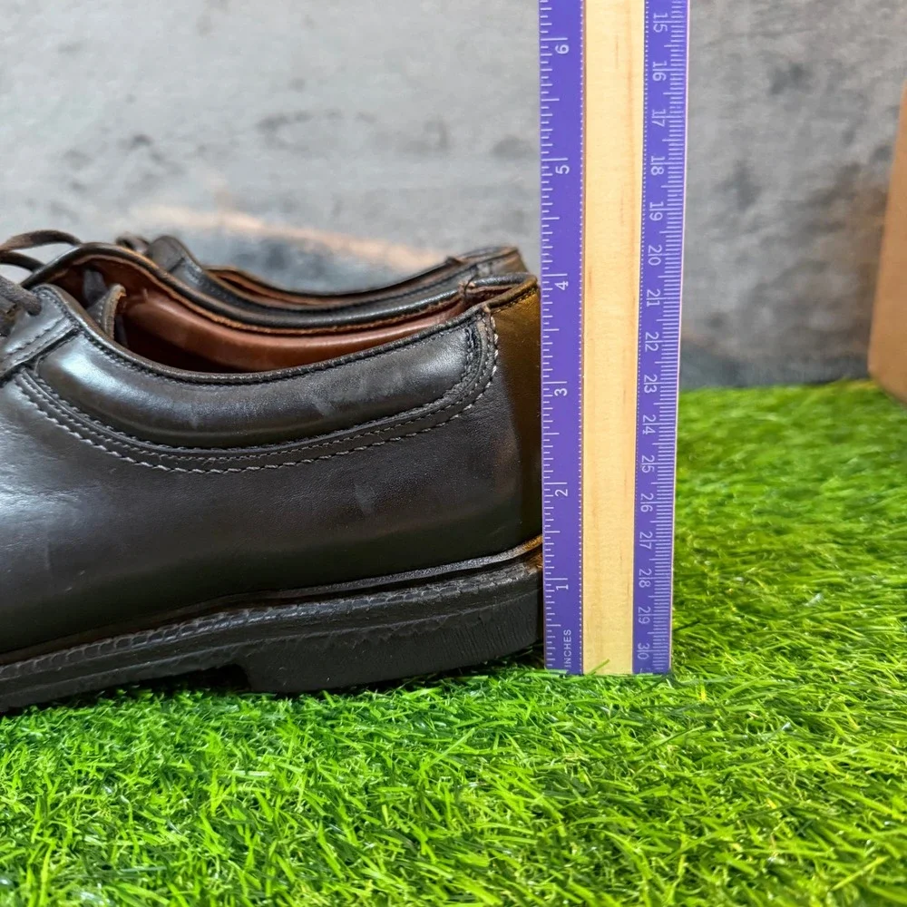 Allen Edmonds Wilbert Oxford Shoes Mens Size 11 Black Leather Split Toe‎ Derby